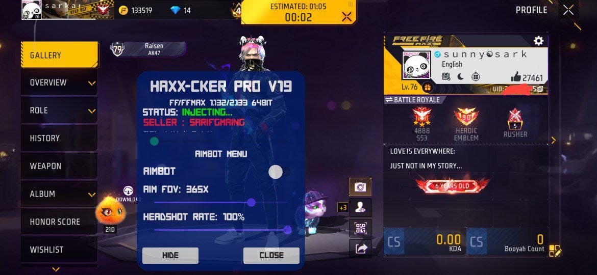 HaxxCker screenshot